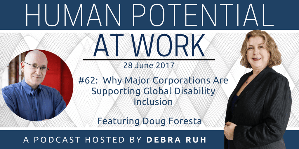 Episode Flyer for #62: Why Major Corporations Are Supporting Global Disability Inclusion