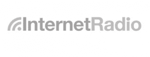 Internet Radio Gray Scale Logo
