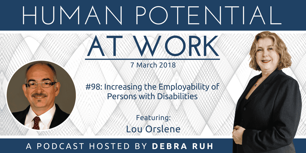 Episode Flyer for #98: Increasing the Employability of Persons with Disabilities