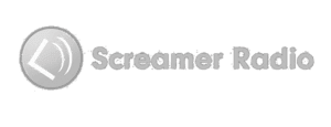 creamer Radio Gray Scale Logo