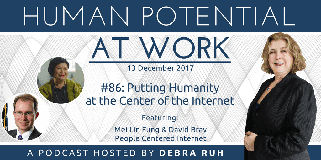 Episode Flyer for #86: Putting Humanity At the Center of the Internet