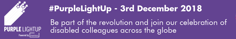 #PurpleLightUp -3rd December 2018