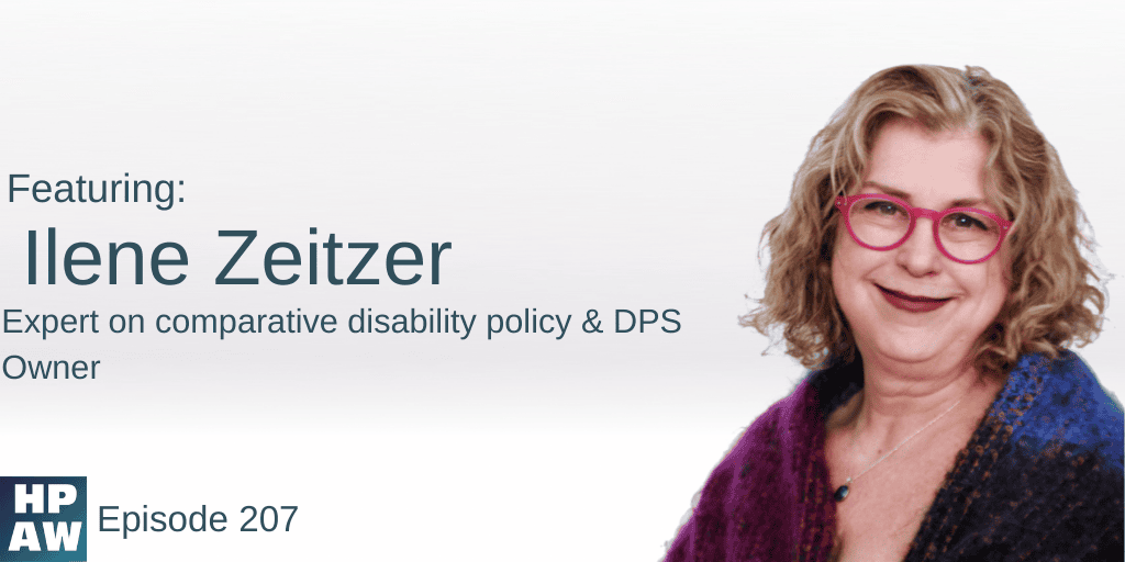 ilene zeitzer expert on comparative disability policy and DPS owner