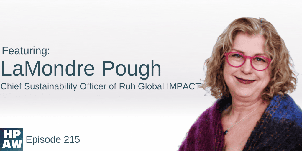 LaMondre Pough Chief Sustainability Officer of Ruh Global IMPACT