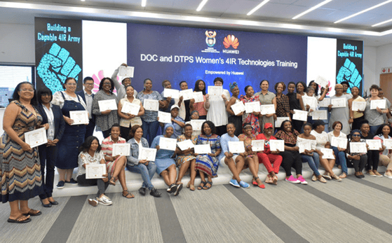 DOC AND DTPS WOMEN’S 4IR TECHNOLOGIES TRAINING