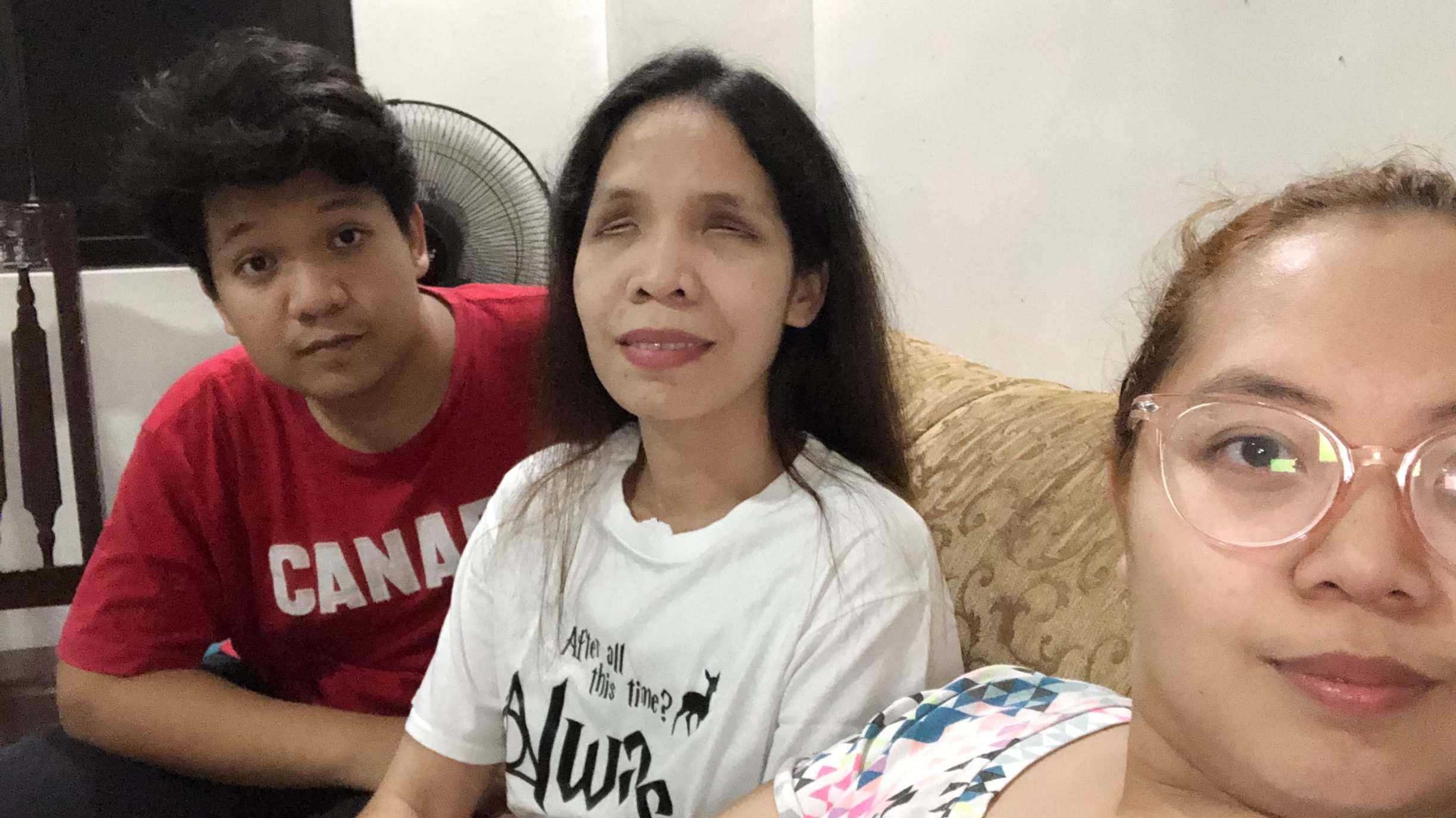 Jasmin Ambiong and Her siblings.
