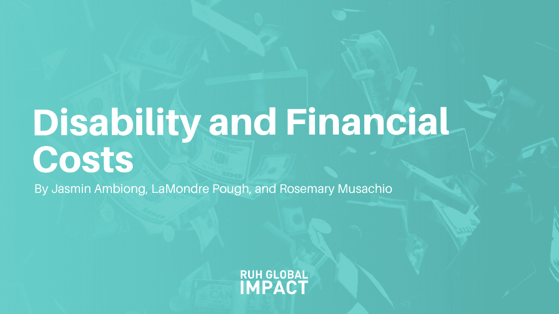 Disability and Financial Costs