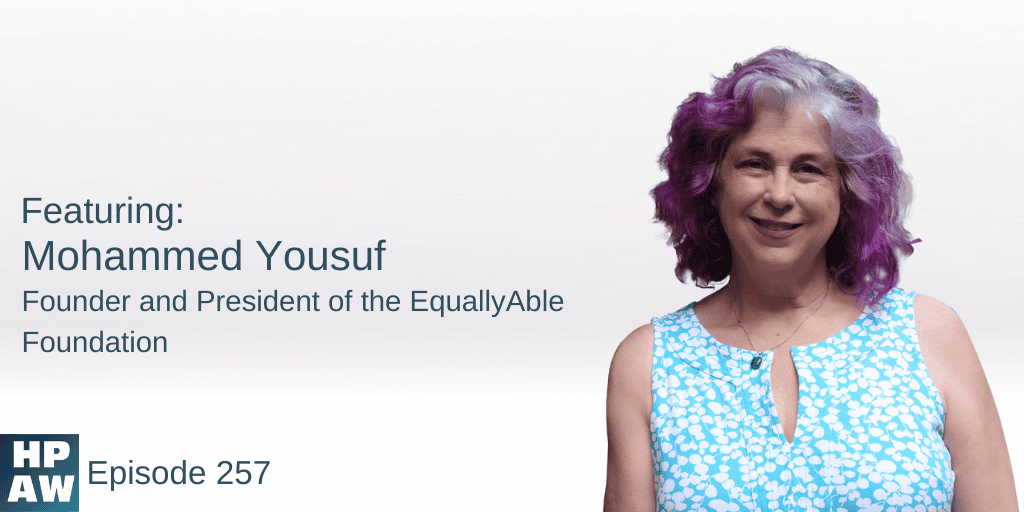 Mohammed Yousuf Founder and President of the EquallyAble Foundation