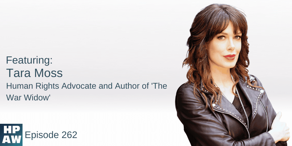 Tara Moss Human Rights Advocate and Author of the war widow