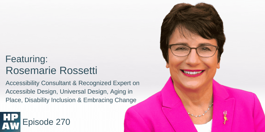 Rosemaria Rossetti accessibility consultant & expert on accessible design