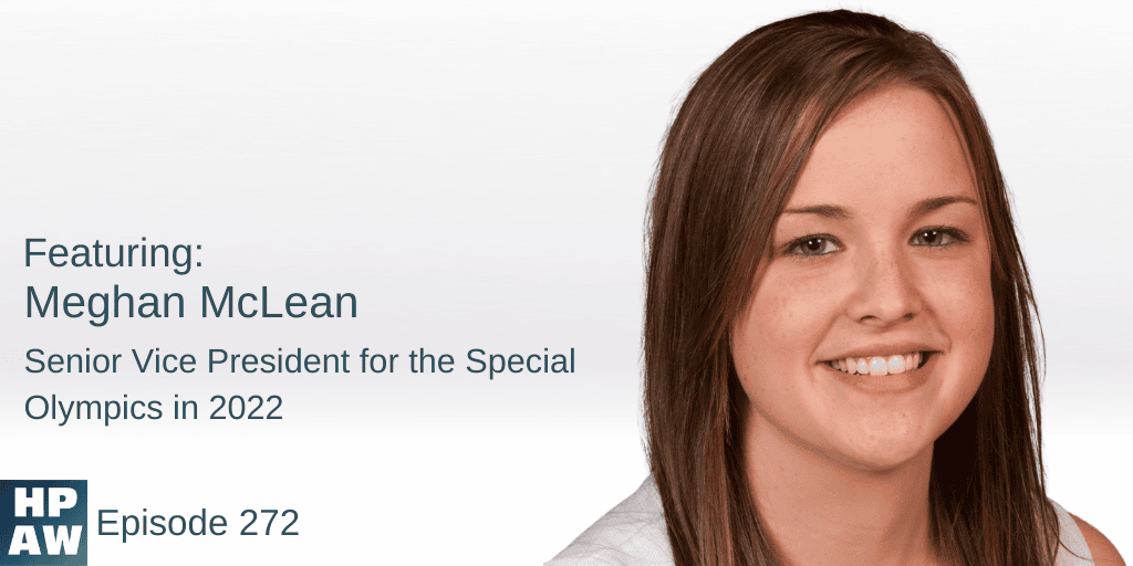 Meghan McLean Senior VP for the Special Olympics 2022