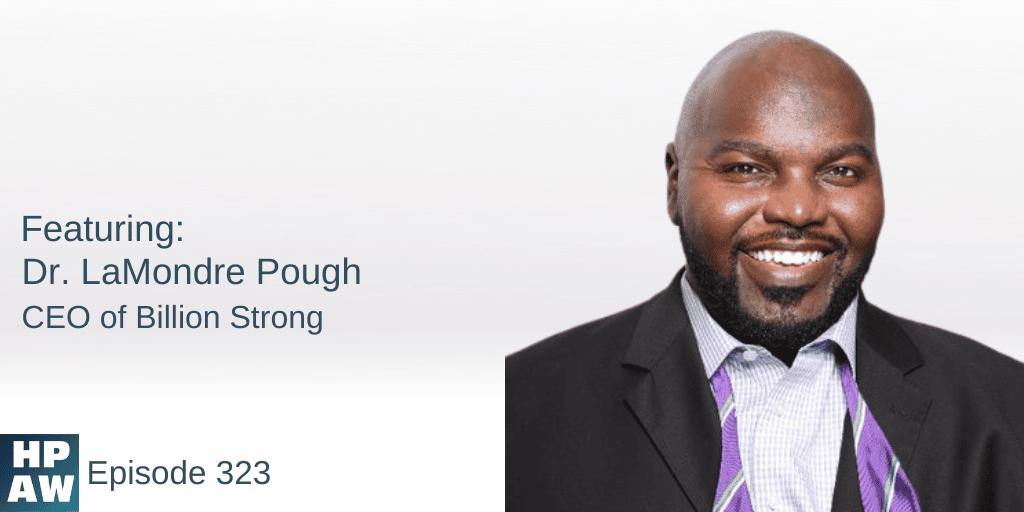 dr lamondre pough ceo of billion strong