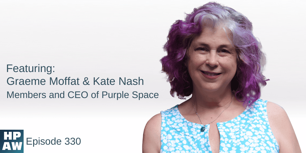 Graeme Moffat & Kate Nash Member and CEO of purple space